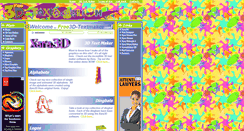 Desktop Screenshot of free3d-textmaker.com